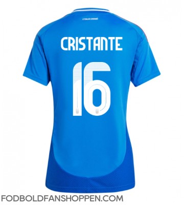 Italien Bryan Cristante #16 Hjemmebanetrøje Dame EM 2024 Kortærmet